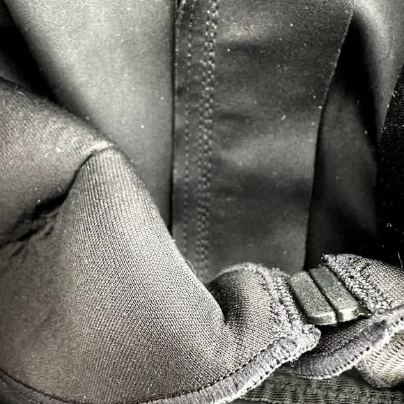 Victoria's Secret Knockout Front-Close Sports Bra Zip Up Padded Black 34C - Picture 3 of 9